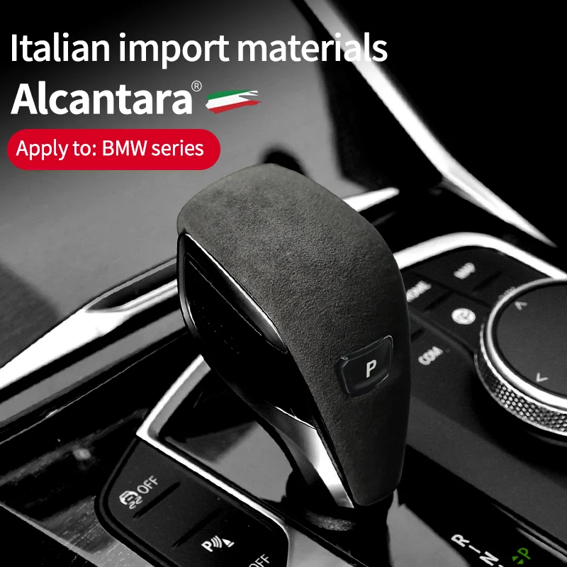 

Alcantara Suede Car Gear Shift Knob Cover Stickers For BMW 3series F40 G20 G28 325li 325i G23 G29 Z4 Frame Trim Accessories