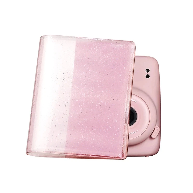 64 جيوب كتاب ألبوم ل Fujifilm Instax Instax Mini 12 Liplay 11 9 8 40 25 50s 99 SE حافظة 3 بوصة ورق طباعة الصور حامل بطاقة الفيلم