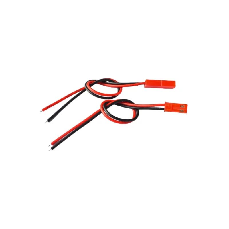 

JST 2P Red shell LED Lighting 15CM Male Female Plug in Air to Air Connection Terminal Connecting Wire