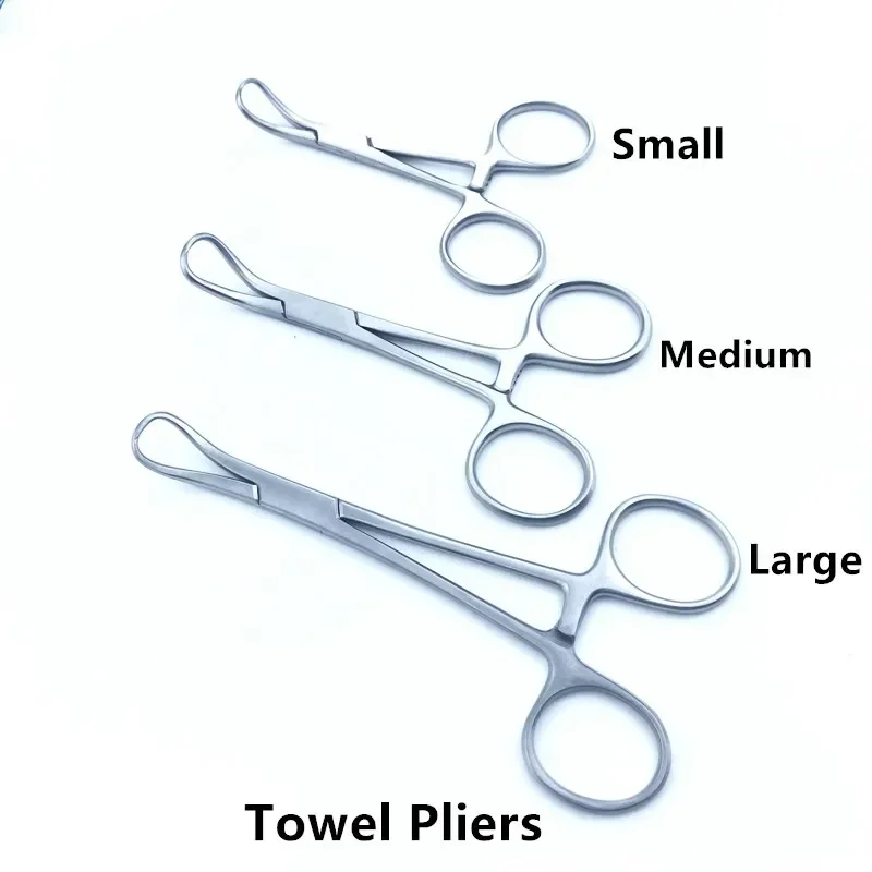 Stainless steel Cloth Towel Forceps for Surgical Instruments Cloth Towel Clamp