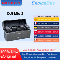 DJI Mic 2 Wireless Lavalier Microphone Noise Cancell 32Bit 48kHz Floating Internal Record 250m Range 18h Battery with Charg Case