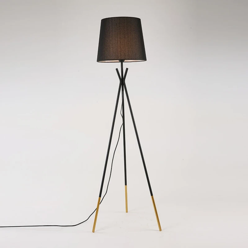 Gran oferta de lámparas de pie para sala de estar, lámpara de pie de arco moderna con pantalla de tela, nueva lámpara de esquina alta para sofá de dormitorio