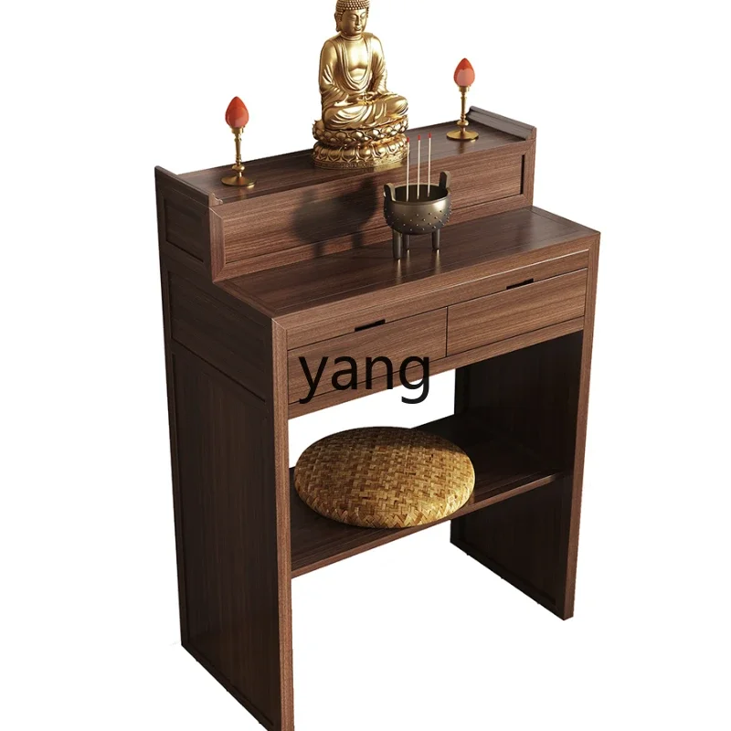 

L'm'm Household Solid Wood Simplicity Altar Buddha Cabinet Buddha Shrine for New Chinese Altar