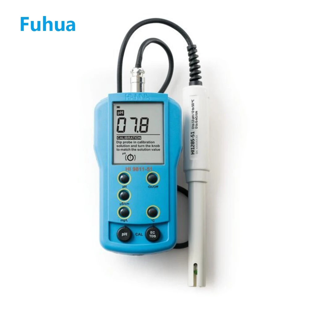 Hanna Portable pH/Ec/TDS/Temperature Meter - Hi9811-51/Hi9811-5