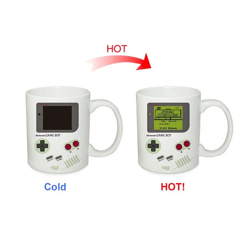 Creative Game Machine Heat Changing Coffee Mug - Gift for Gamers, Fathers, Coffee Enthusiasts