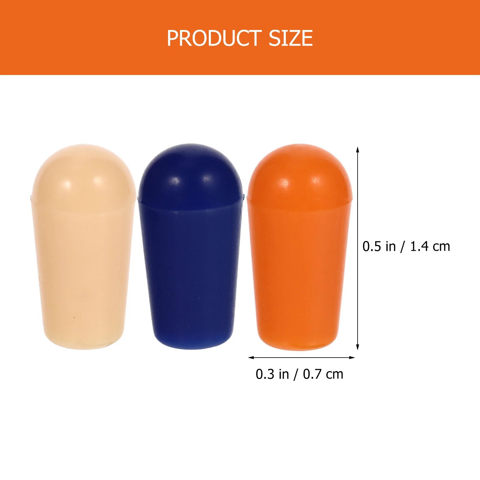 

15Pcs Electric Guitar Toggle Tips 3 Colors Durable Material Great Replacement for Old Broken Guitar Toggle Ewitch Caps