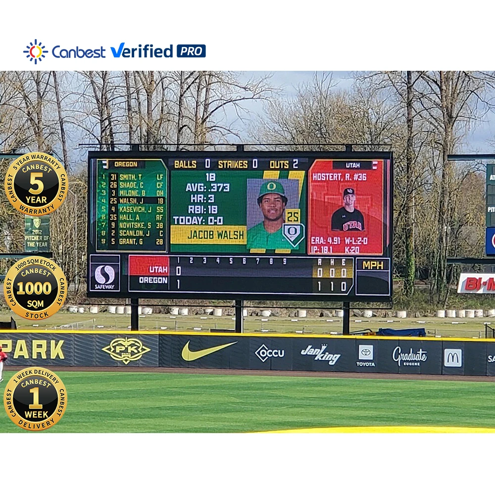 P6 P10 Outdoor Cricket Live Scores Led Digital Scoreboard Screen Score Board Boards Advertising Led Display for Football Field