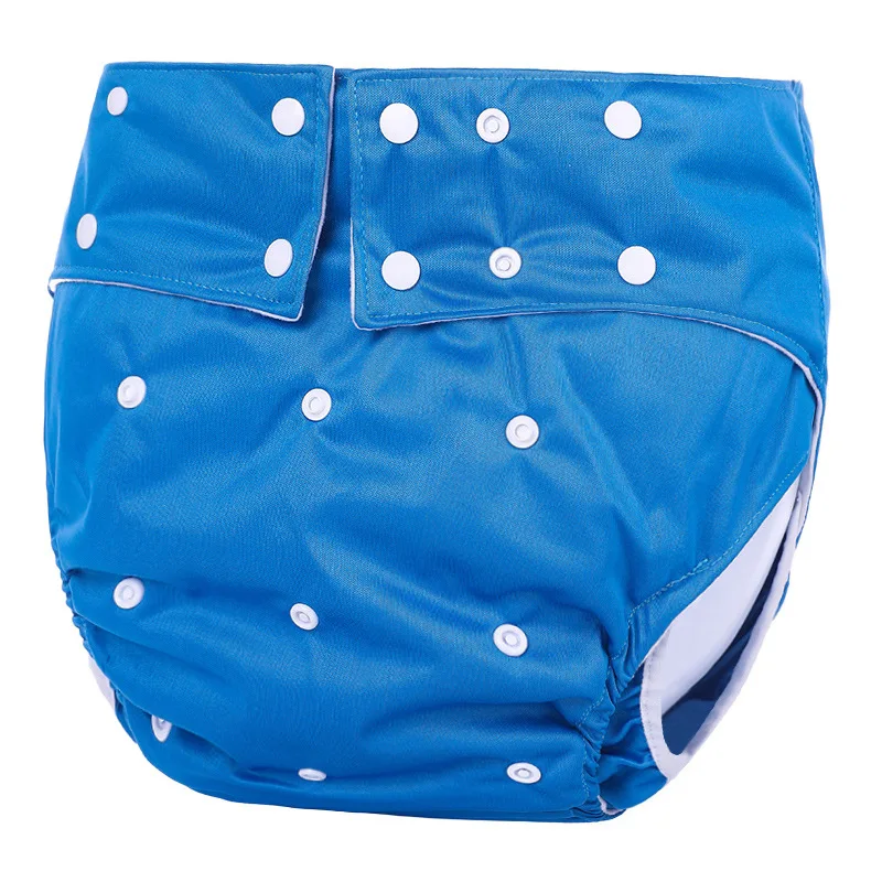 Adult Washable Diapers Waterproof Diapers Elderly Washable Leakproof Cloth Diapers Adjustable Pocket Nappies