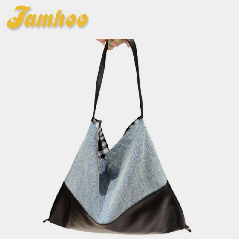 Jamhoo Lazy Style Retro Single Shoulder Underarm Bag Minimalist Tote Bag Large Capacity Commuting Bag Crossbody Bags for Women