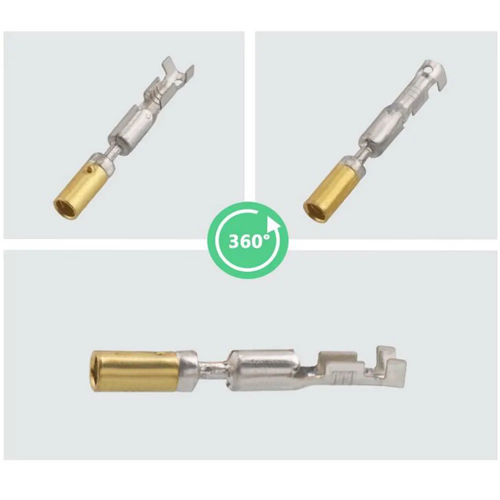 Imagem -03 - Conector Terminal de Latão Impermeável Soquete do Cabo do Arnês Dj2242.8a 1000 Pcs