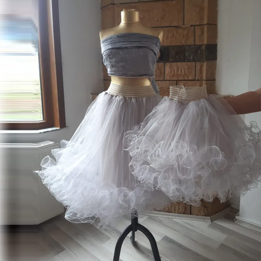 

Tulle Mom And Me Tulle Skirts High Waist Ruffles Tulle Mother And Daughter Birthday Skirt Ruffles Short Petticoat Underskirt