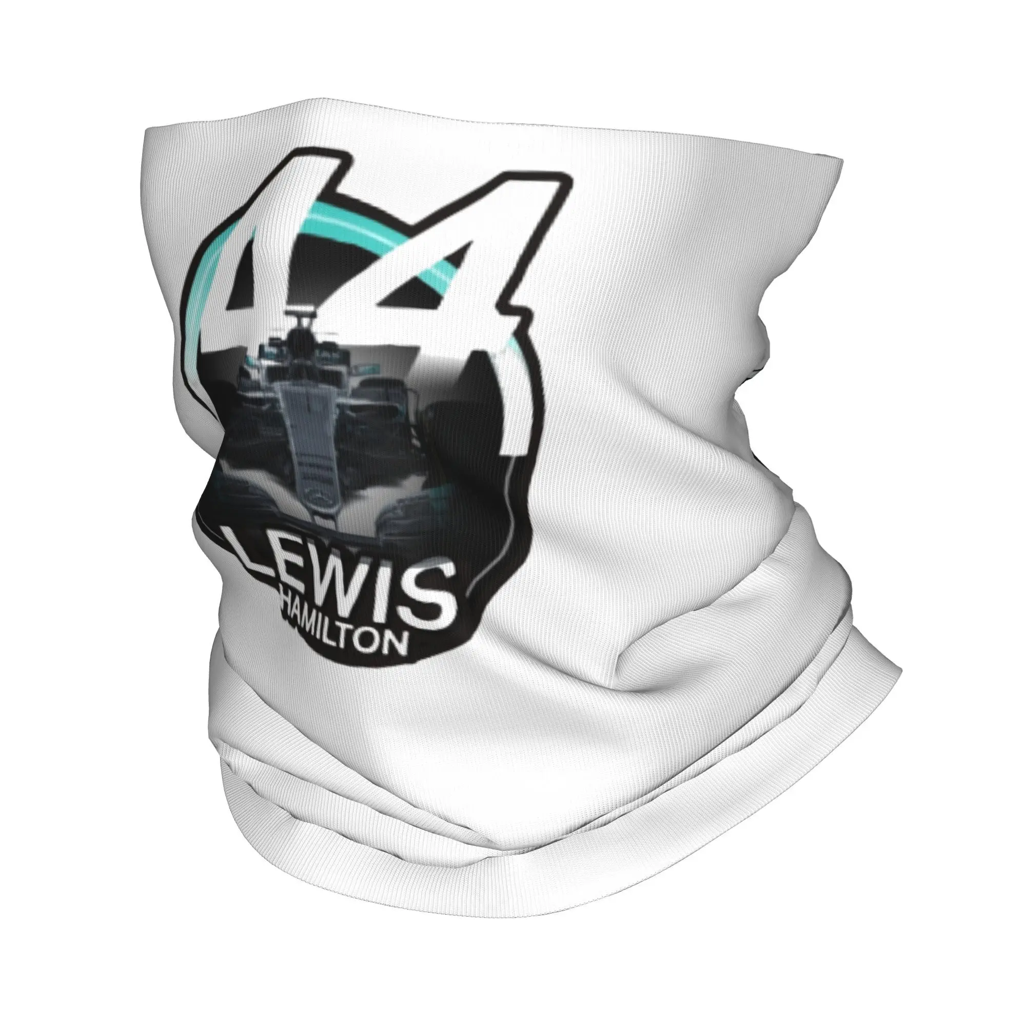 لويس هاميلتون 44 - F1 باندانا غطاء الرقبة قناع مطبوع وشاح متعدد الوظائف بالاكلافا ركوب للرجال والنساء الكبار تنفس