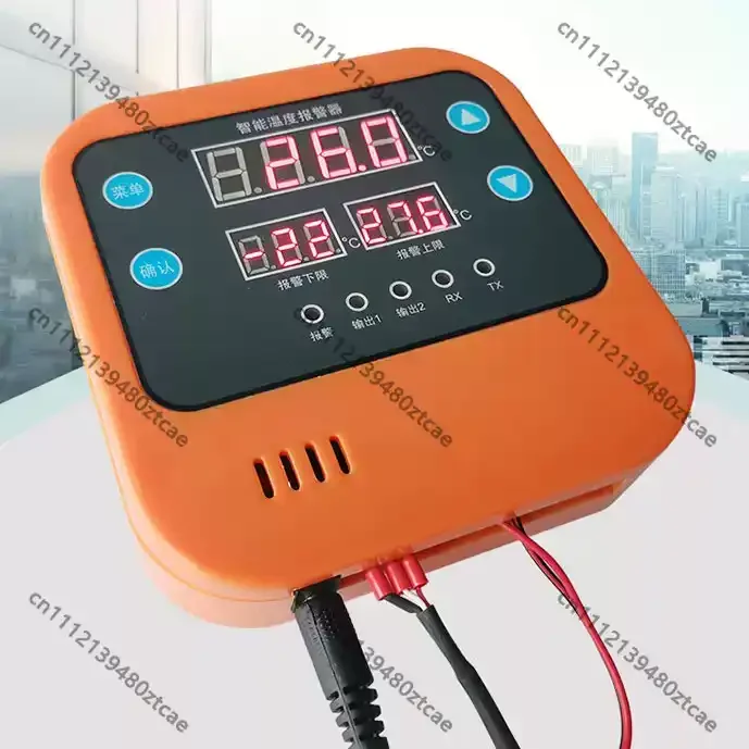 Digital Display Smart Temperature Detector High Low Limit Alarm Thermometer For Warehouse Greenhouse Computer Room
