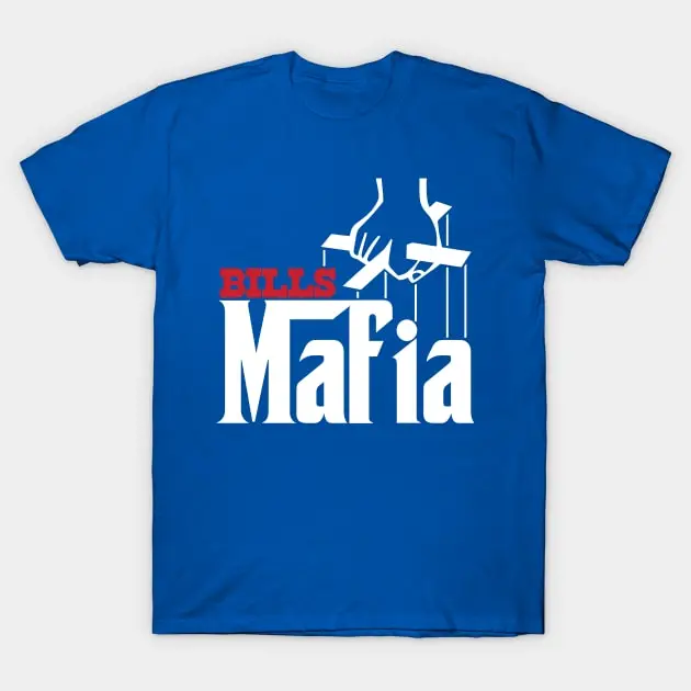 Buffalo Mafia Football Superfan Tribute T-Shirt Casual O-Neck Tee Shirts Streetwear New Fashion Top Tees