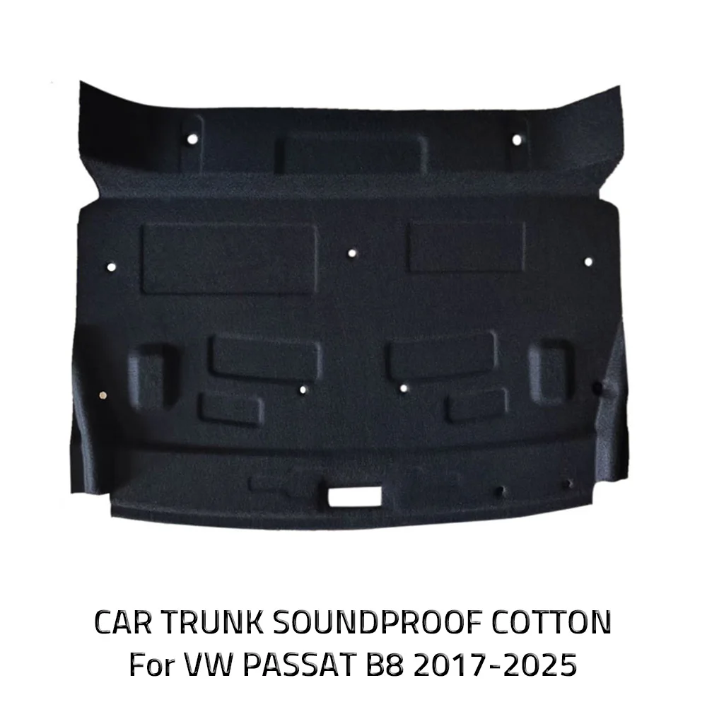 سيارة جذع العزل القطن عازلة للصوت السجاد لزجة الوسادة سيارة التصميم لشركة فولكس فاجن باسات B8 2017-2023 #6