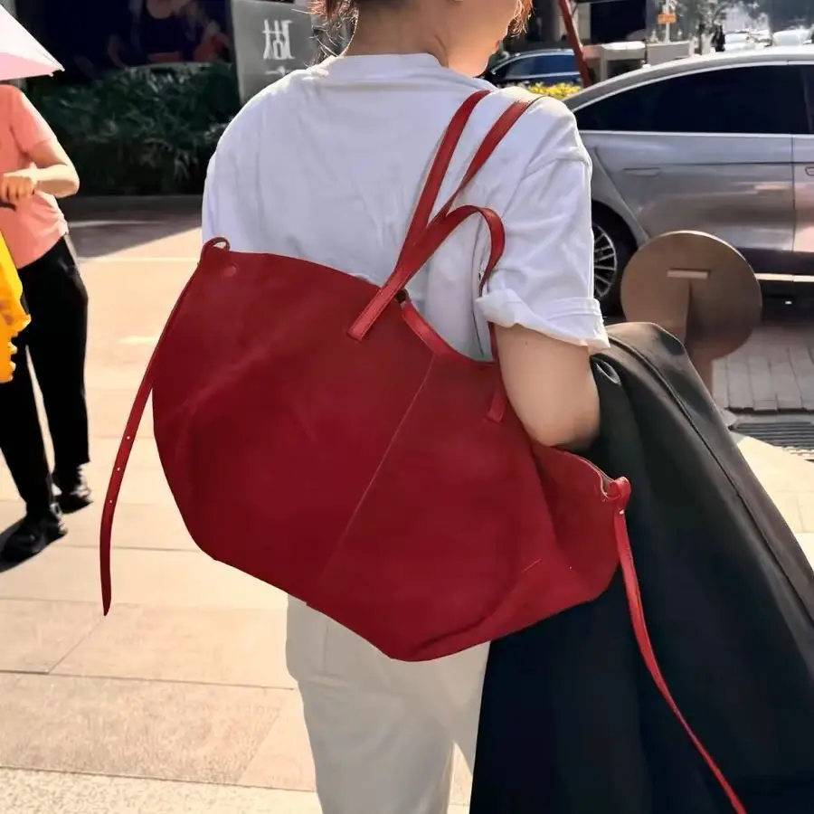 

Women Bag 2026 Fashion New Simple Office Lady Solid High-Capacity Shoulder Bag Handbag Euro-America Style