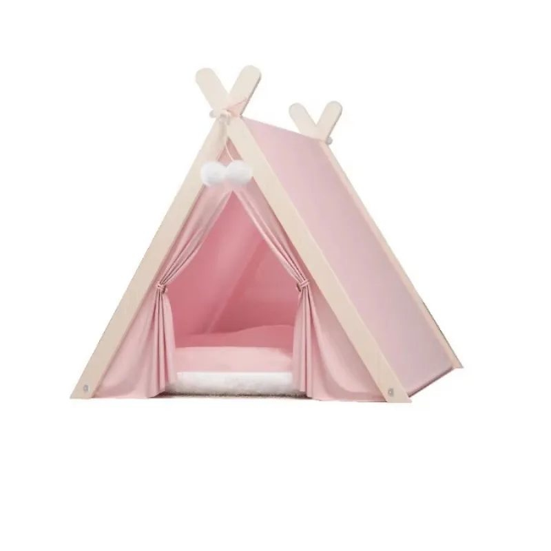 كلب سرير خيمة نمط مريح مساحة كبيرة دافئة النوم العميق بيت الكلب مناسبة للكلاب الصغيرة والقطط الكلب الملحقات