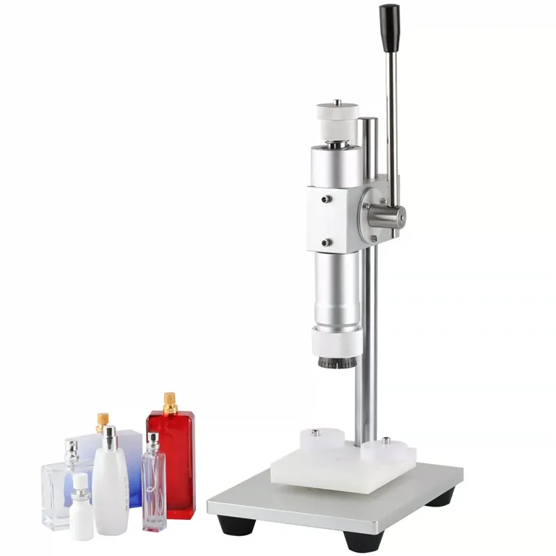 Manual Perfume Spray Bottle Capping Machine Vial Crimper Metal Collar Cap Press Locking Capping Equipment 13MM/15MM