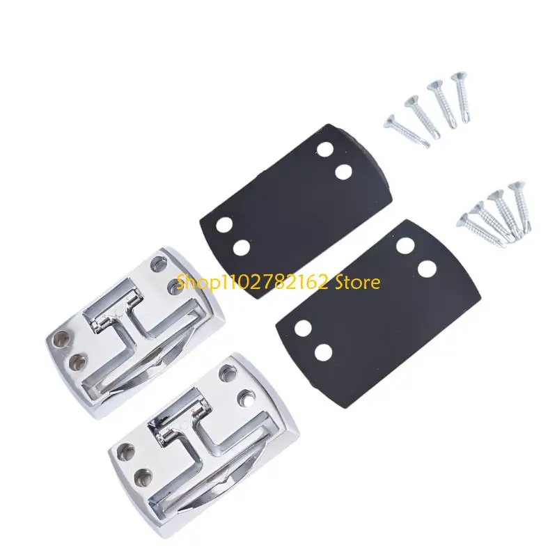 547B Set of 2 Foldable Coupling Hooks Complete for Effortless Mounting on Trailers Trucks and Other Automobiles