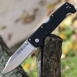 CS SR1 Lite Folding Knife 8Cr13MoV Steel Blade Griv-Ex Handle Pocket Knife Outdoor Hunting knife Self-defense tactical EDC Knife