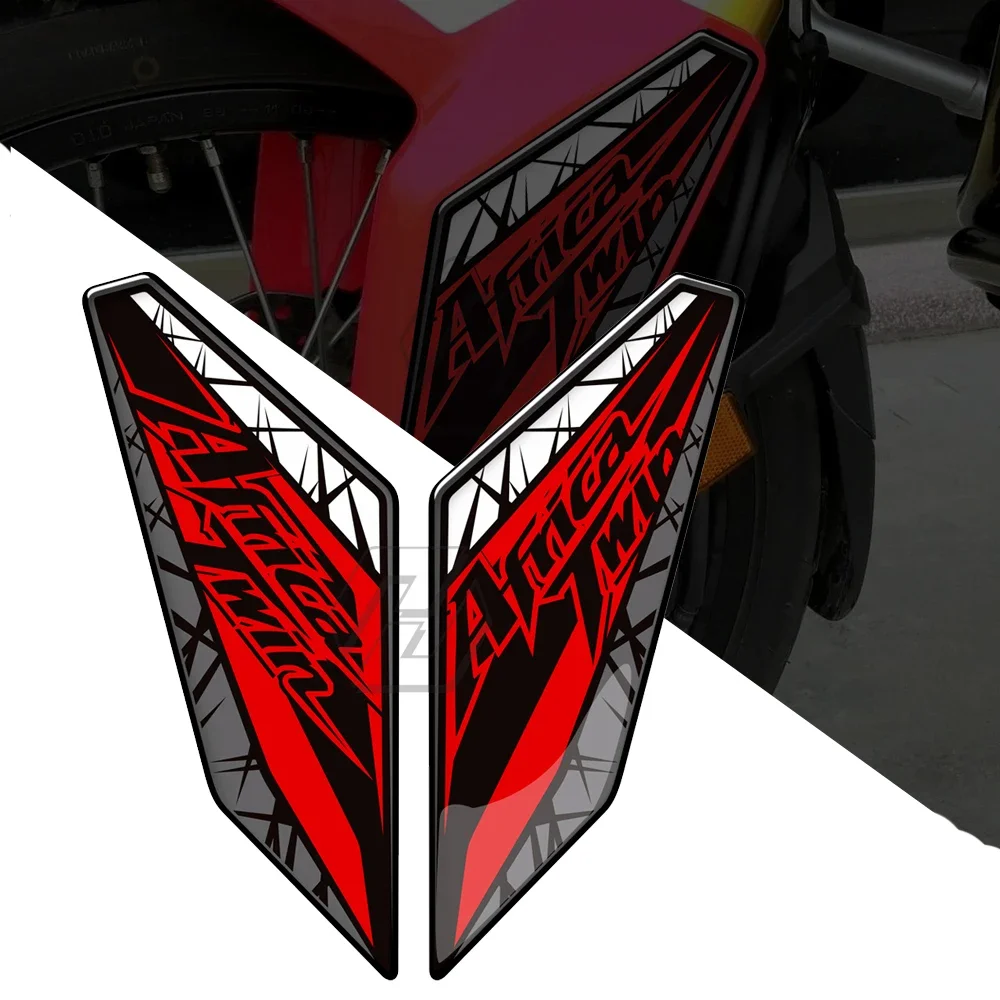 3D Motorcycle Fender Fairing Mudguard Protection Decal Case for Honda CRF1000L Africa Twin 2016-2019 Custom Fit