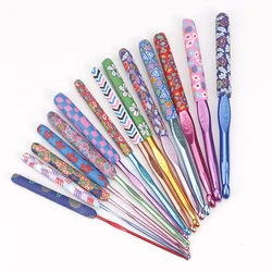 QJH Art Aluminum Soft Grip Crochet Needles Crocheting for Grandmother Knitting Hook Crochet Yarn Craft Premium Crochet Supplies