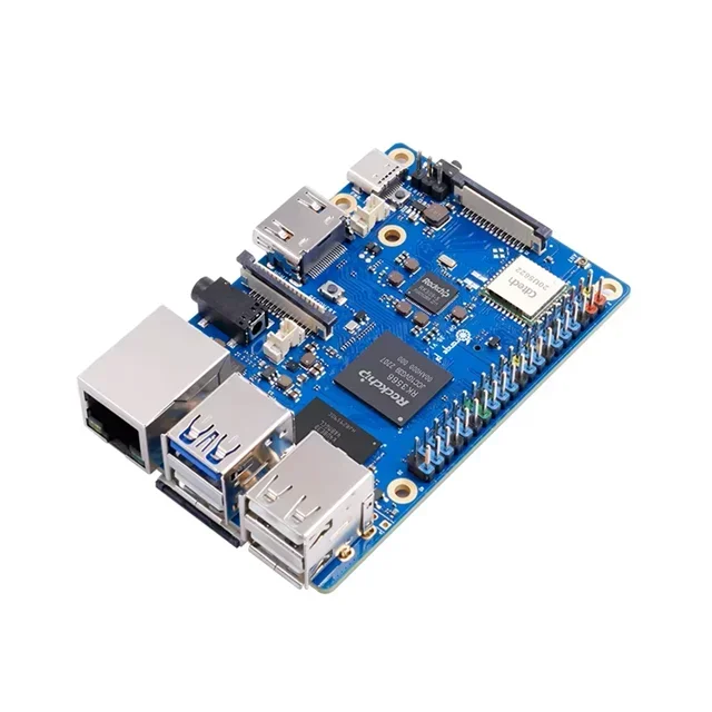Orange Pi 3B Rockchip RK3566 رباعي النواة 64 بت SBC لوحة واحدة WiFi + BLE جيجابت تشغيل أندرويد لينكس OpenHarmony OS كمبيوتر صغير #1
