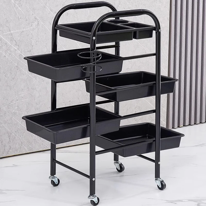 Professional Hairdresser Cart Barber Furniture Manicure Beauty Salon Utility Trolley Lash Stainless Steel Muebles Belleza Spa