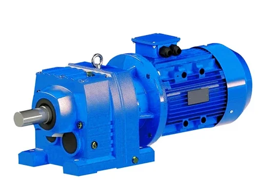 Wide range of applications hardtooth surface gear R series reducer a variety of models are available R47 reducer for elevator