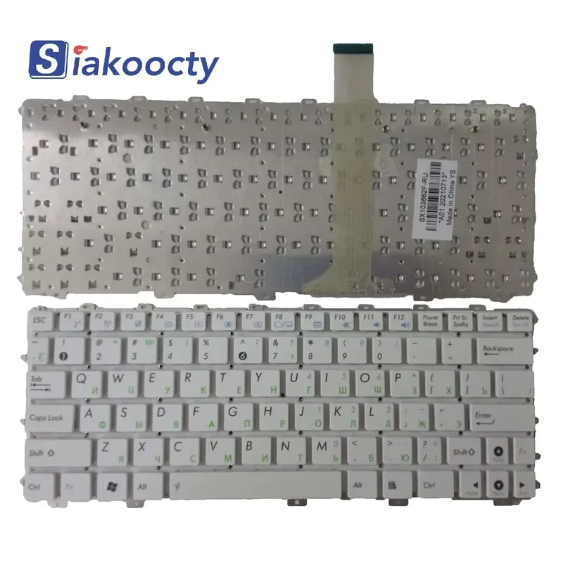 Keyboard for ASUS Eee PC X101H X101CH 1025 1025C 1025CE RU Layout New Replacement