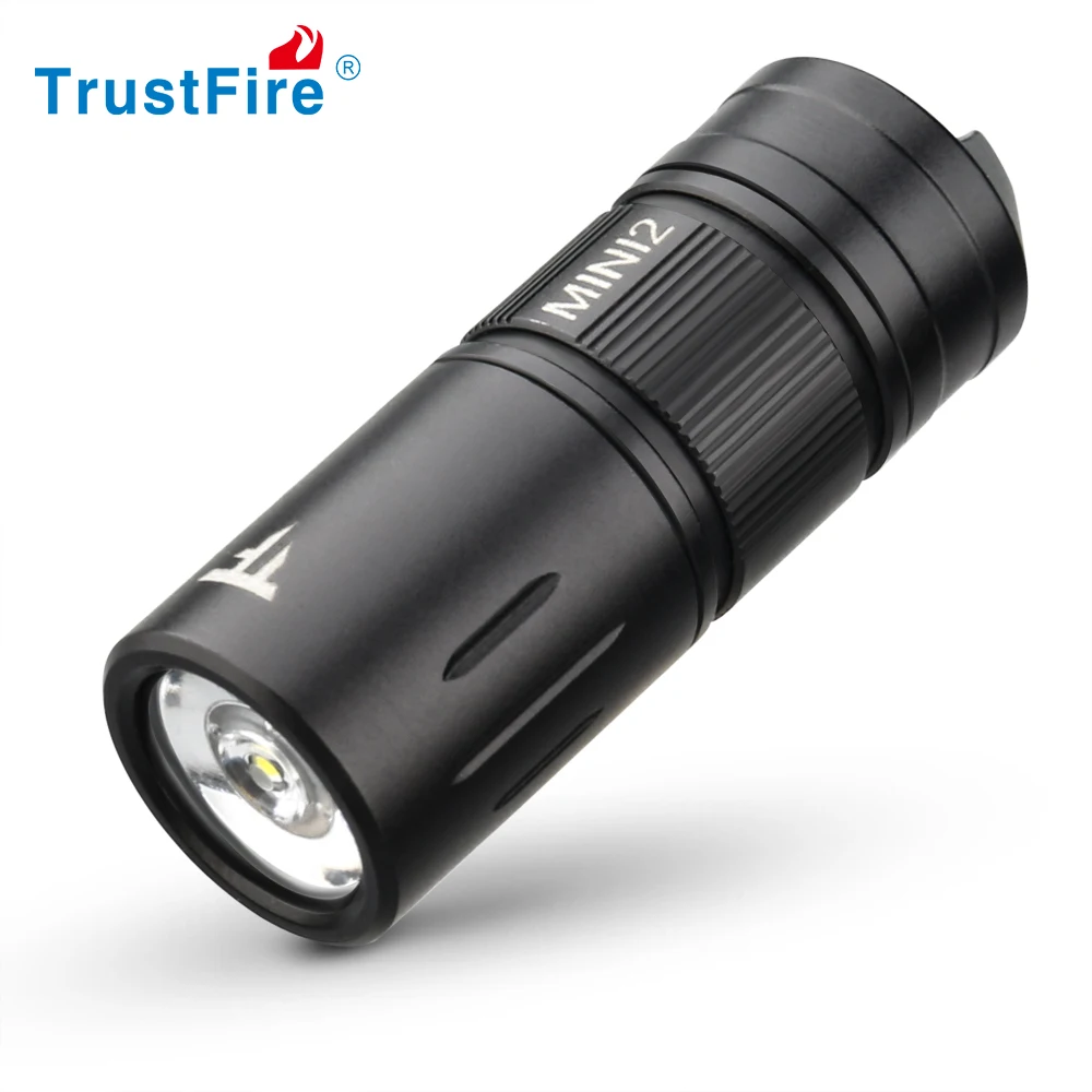 

Trustfire Mini2 Mini Led Flashlight Keychain 220 Lumen EDC USB Rechargeable Light 2 Switchs Mode IPX8 Powerful Pocket Lamp Torch