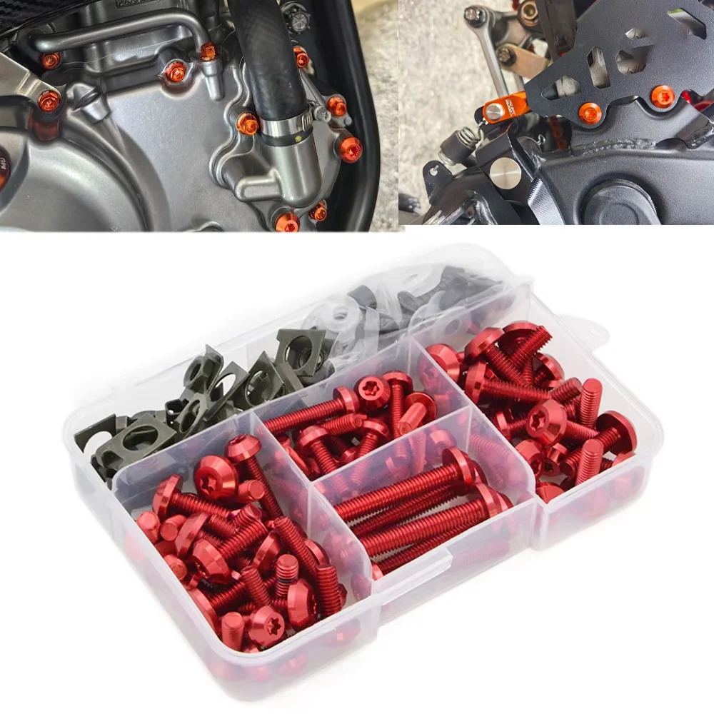 Motorcycle Windshield Screw Fairing Bolt Kit For Kawasaki Z750 Z800 Z900 Z1000 Ninja 250 250R ER-6N 6F ER6N ER6F 650 ZZR600 ZX6R