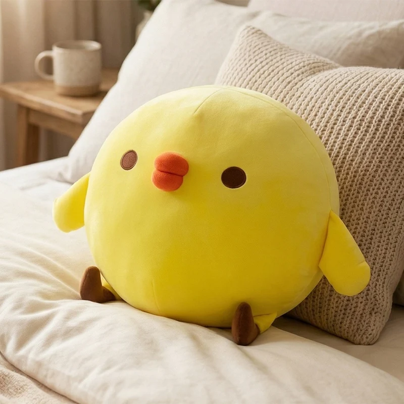 

Мягкие плюшевые игрушки-подушки в виде курицы в стиле каваи, милые плюшевые куклы-имитации, подушки для шеи, мягкие игрушки-животные для мальчиков и девочек, праздничный подарок