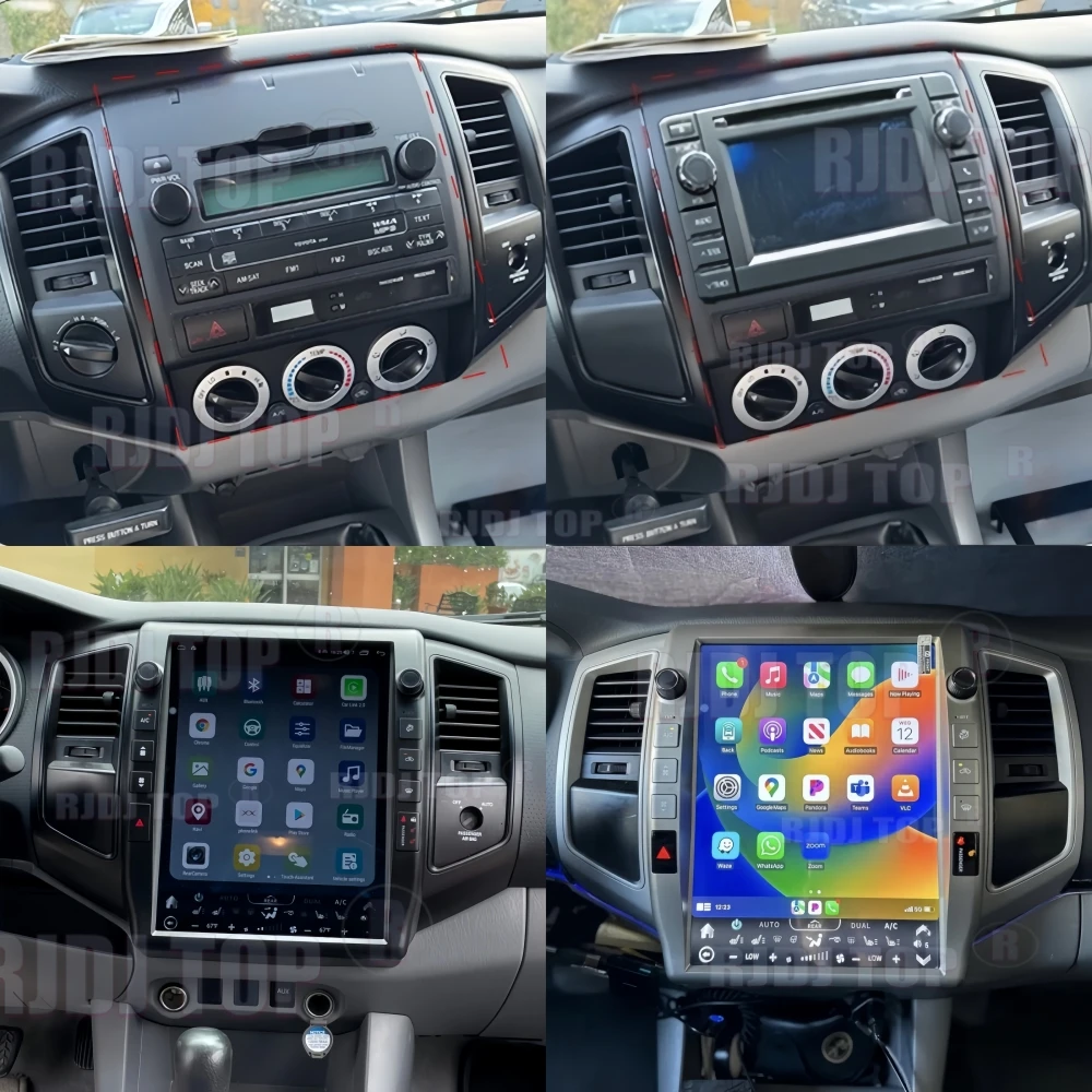 13inch Android 14 Qled Screen For Toyota Tacoma 2005-2015 Wireless Carplay Car Radio GPS Navi Multimedia Video Player Head Unit