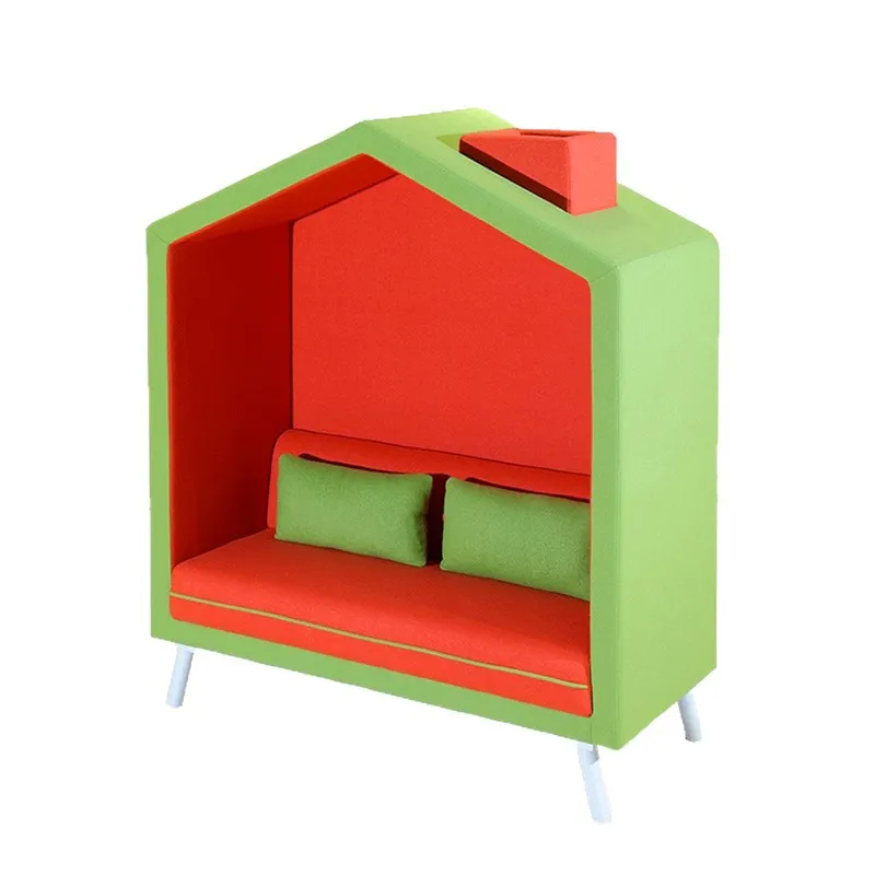 Office sofa simple modern creative personality special-shaped public leisure reception negotiation card seat private high back
