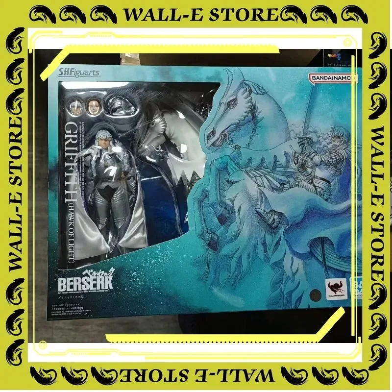 

Brand New Spot Genuine Bandai SHF Comprehensive Series Griffith (Eagle of Light) Movable Figure Model Gift Collection
