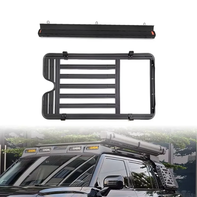 

Прочная платформа-багажник на крышу и боковой тент-маркиза для Jetour T1 (Аксессуары)