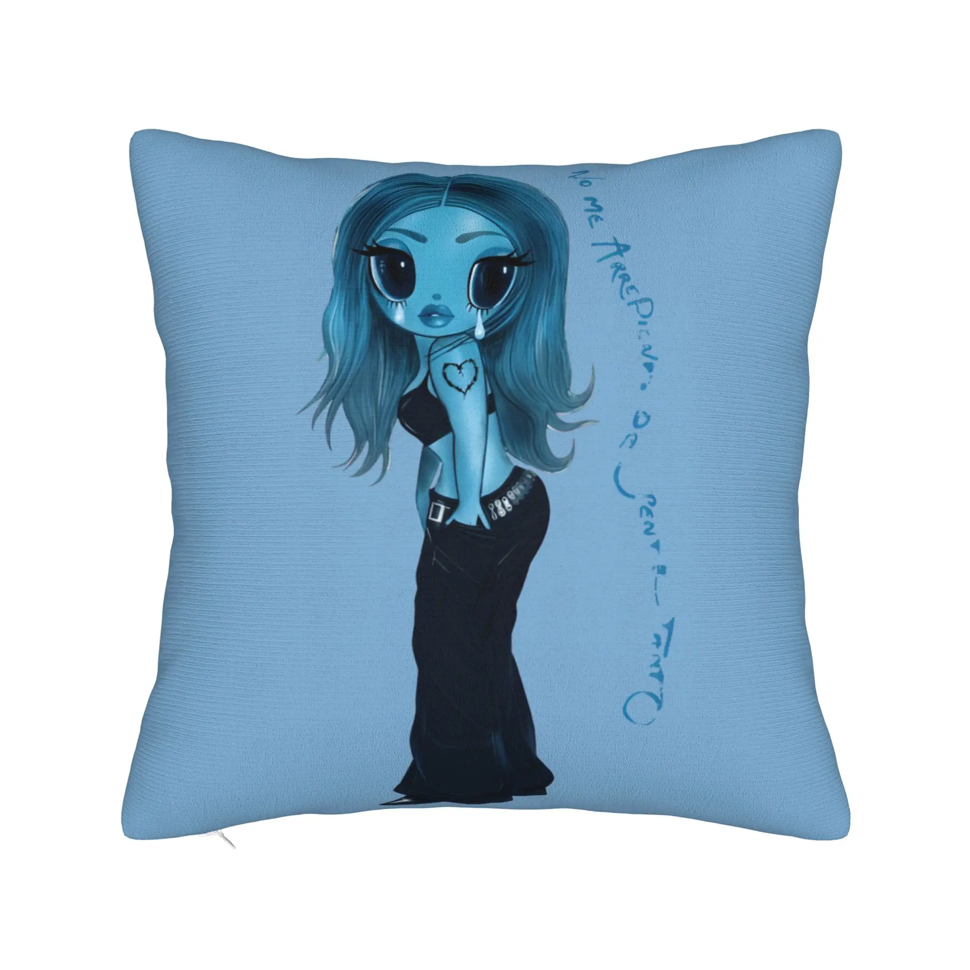 No Me Arrepiento De Sentir Tanto Karols G NMADST  Printing Pillowcase Cushion Cover  Throw Pillow Cover