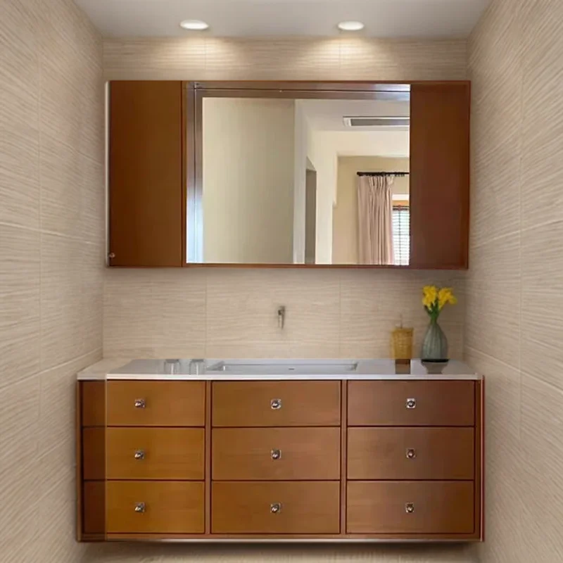 Bathroom Cabinet Storage Open Cabinets Mirrors Sinks Washbasin Luxury Medicine Closed Toilet Column Space Saving Cocina