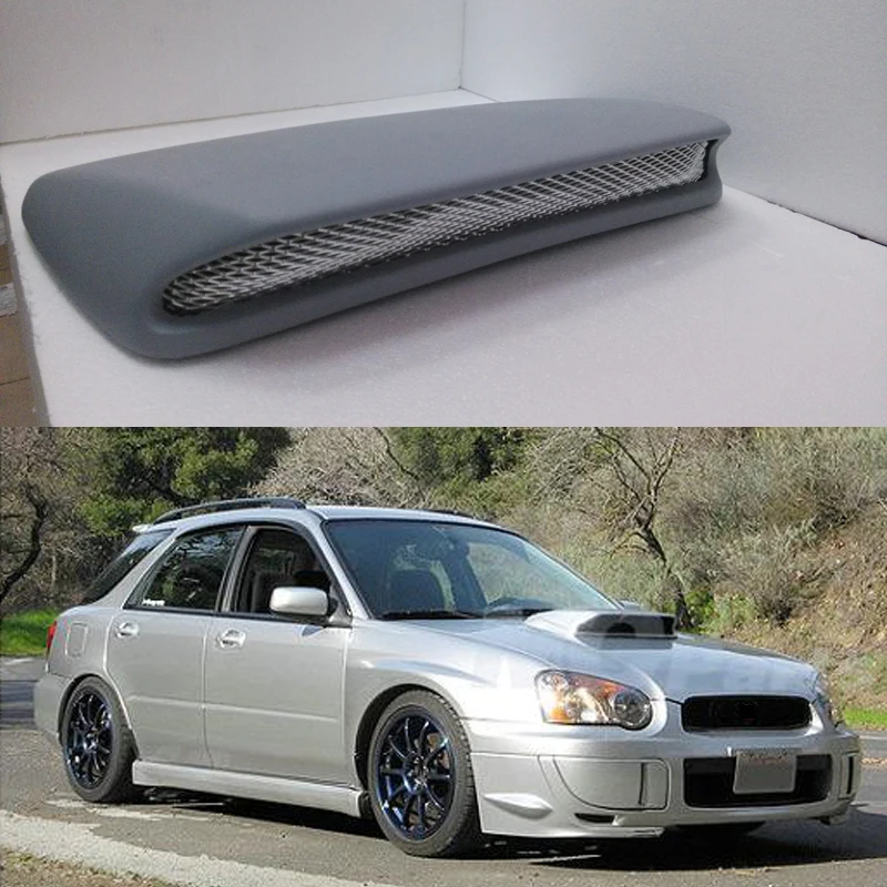 For Subaru Impreza GD WRX STI Unpainted FRP Hood Bonnet Intake Vent Scoop 2004-2005 Car Accessories