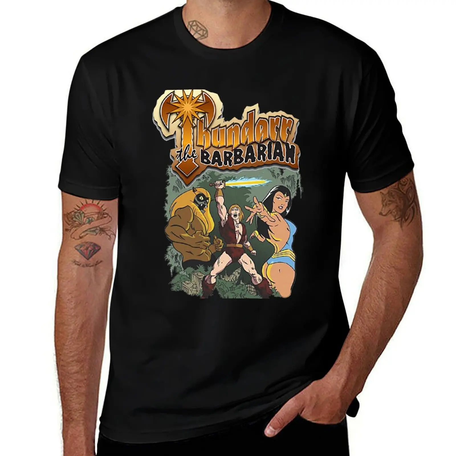 

Thundarr the Barbarian T-Shirt man t shirts for men man t shirt summer T-Shirt