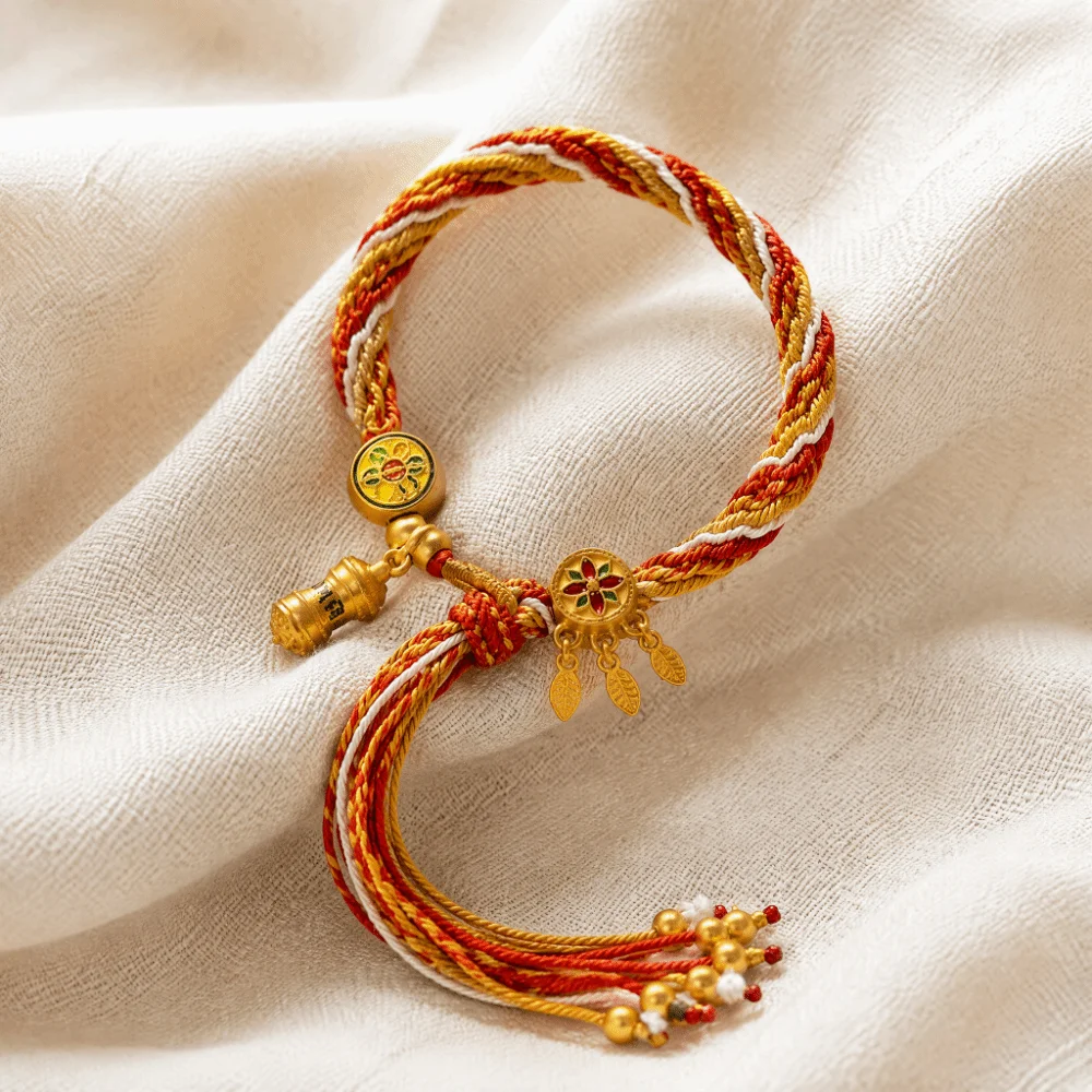 Multi-color Bracelet DIY Adjustable Synthetic Fiber Cord Vintage Bracelet Durable Vibrant Hand-woven Bracelet All Seasons