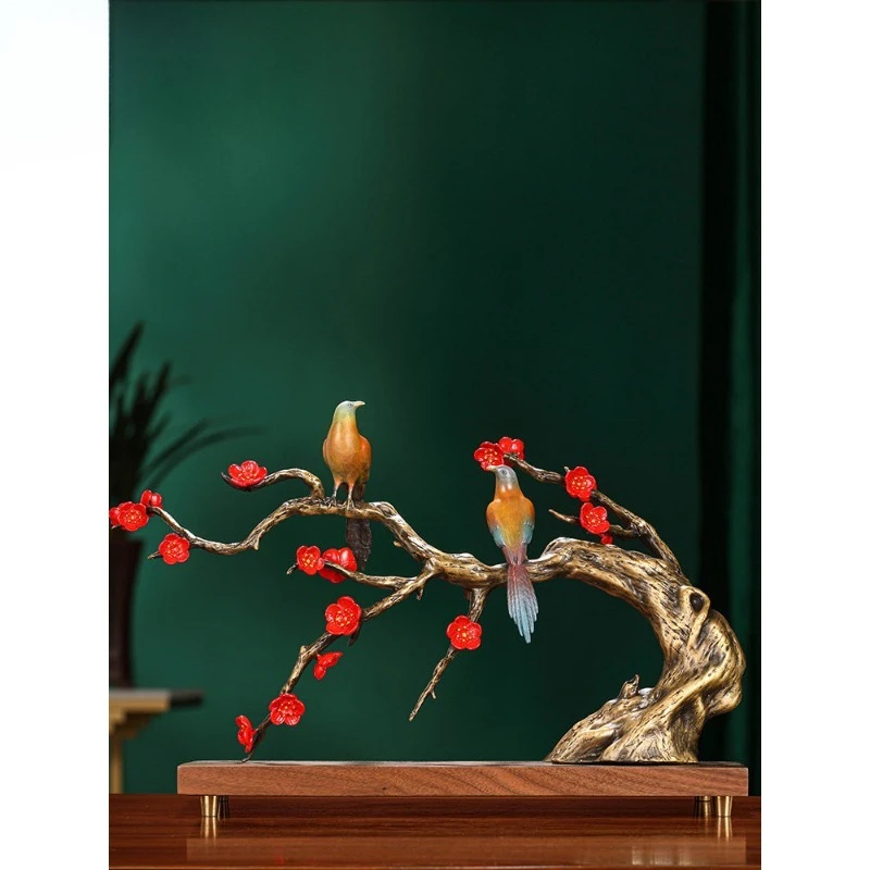 

Happy eyebrows brass handicrafts ornament Chinese wedding room living room decoration