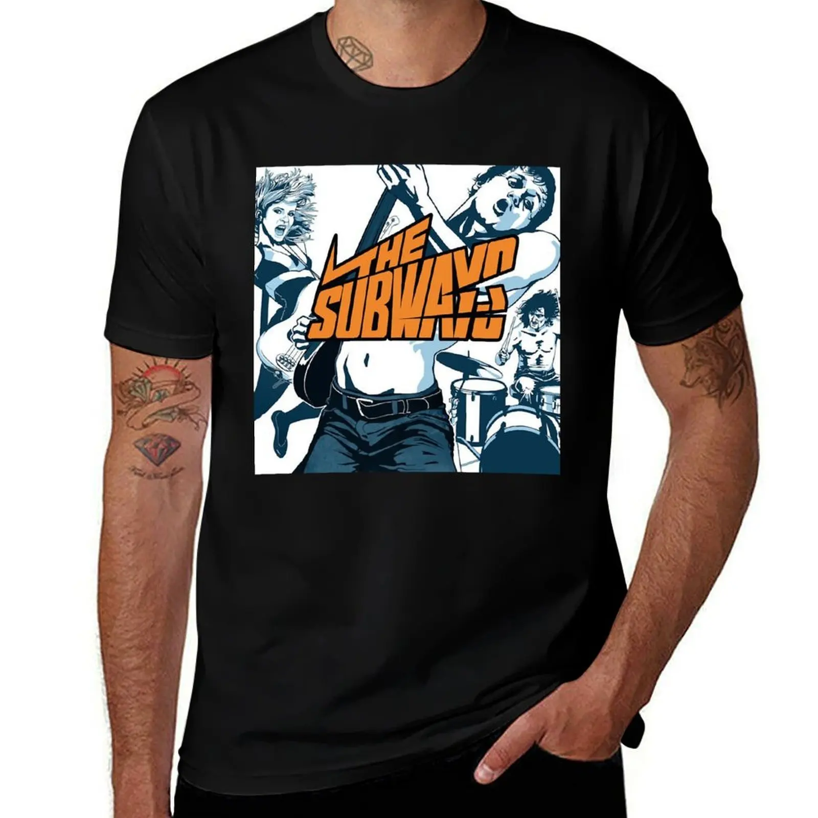

The Subways T-Shirt cotton t shirts man 100% man t shirt heavy cotton T-Shirt