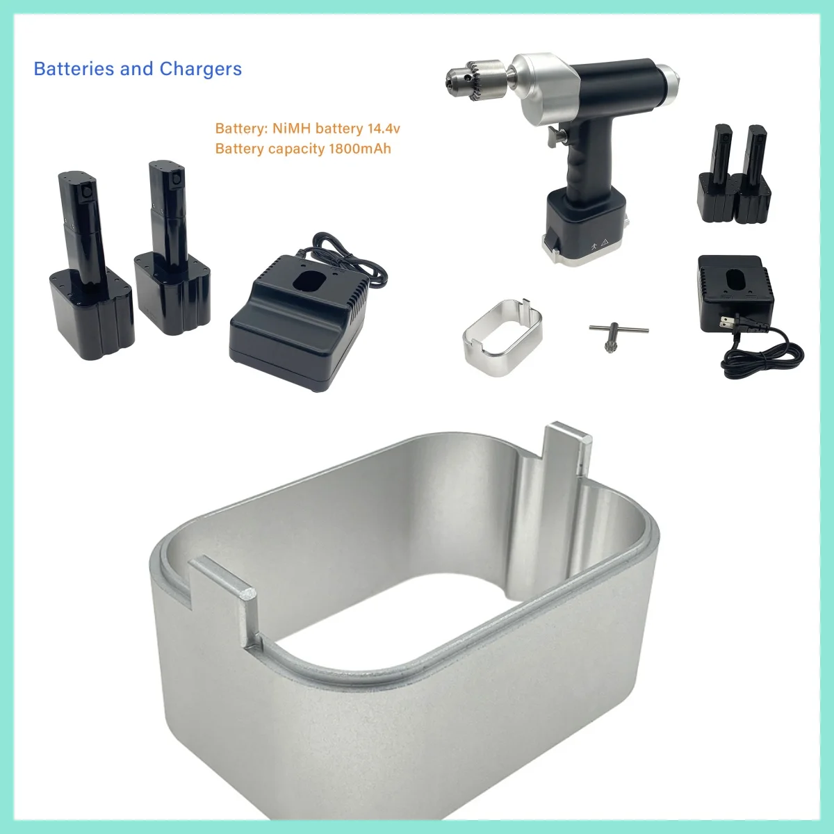 

Orthopedic Medical Electric Power Drill Cannulated Drill Autoclavable Orthopedic Veterinary pet Surgical Instrument