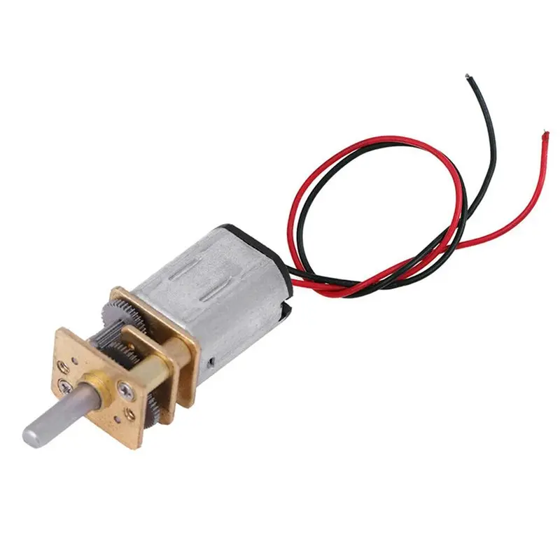 BMBY-30Pcs N20 Mini Micro-Metal Gear Motor With Gearwheel DC Motors 60RPM Slow Speed Full Metal Reducer Toy