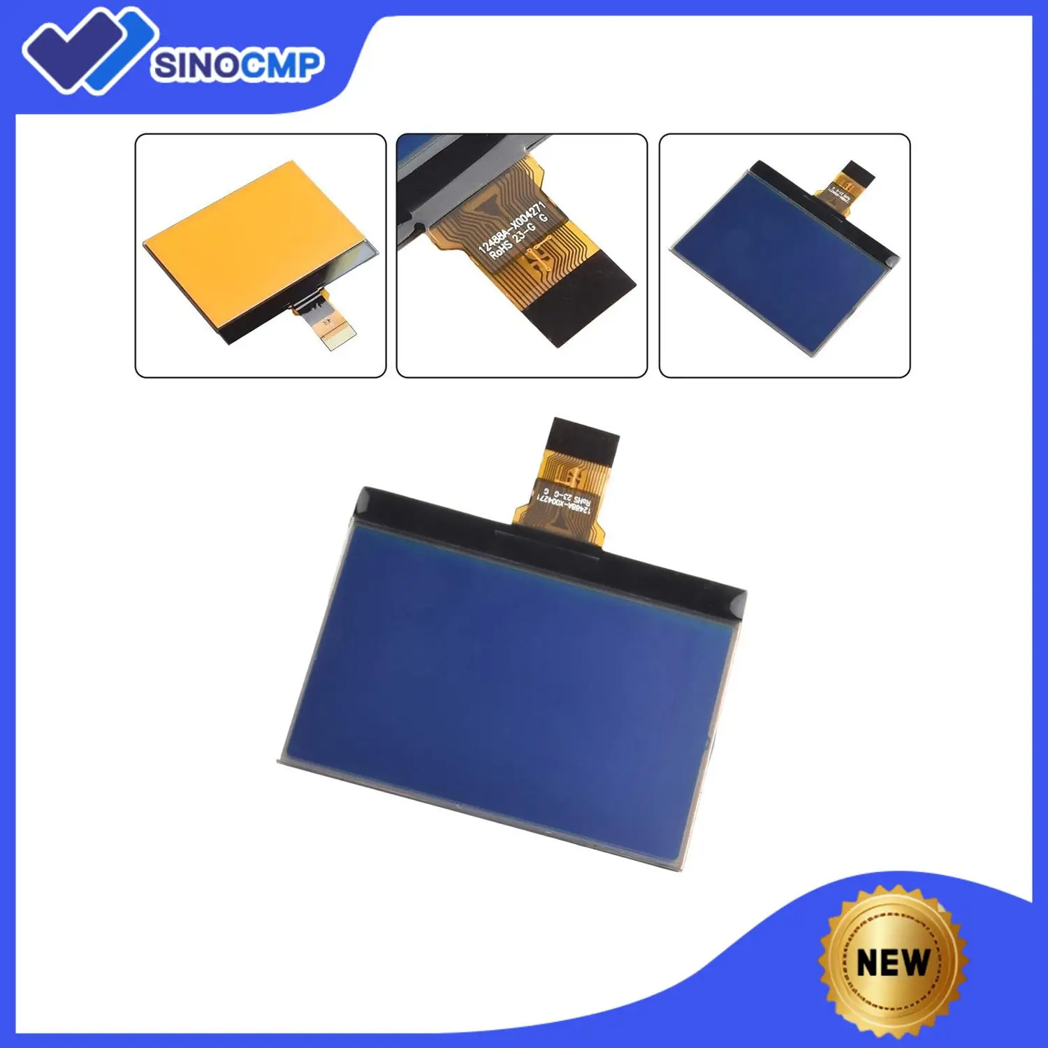 

Модернизированный ЖК-экран приборной панели для Ford Focus CMax Galaxy Kuga 2006-2012, прямая замена с улучшенным радиатором