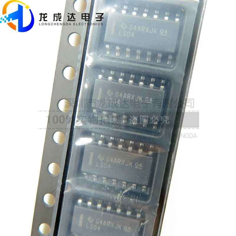 30pcs original new SN74LS04DR screen printing LS04 SOP-14 six-way inverter logic chip