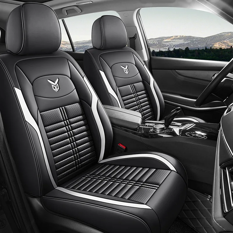 Luxury High-End Full Surround Car Seat Cushions All-Season Universal Simple Breathable Anti-Dirt Automotive Seat Covers