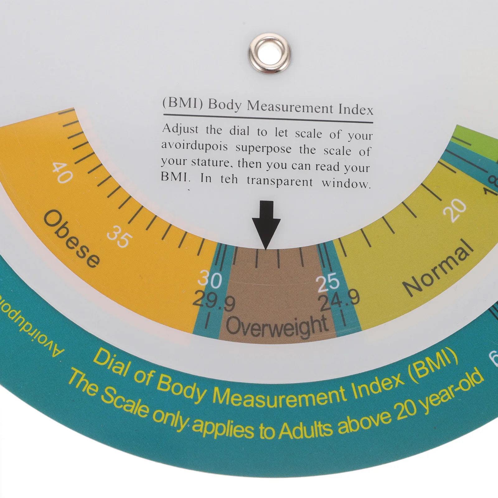Body Weight Chart Hanging Bmi Index Chart Wall Mounted Health Wheel Male Female Obesity Index Bmi Measurement Tool